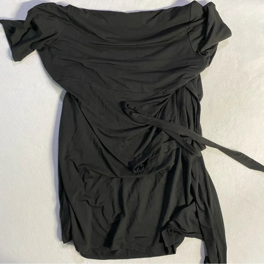 Quince Black Midi Dress - Picture 4 of 8